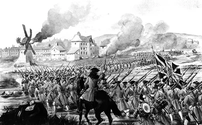 La batalla de Blenheim en 1704